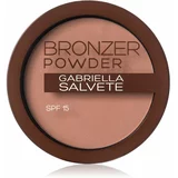 Gabriella Salvete Bronzer Powder bronz puder SPF 15 odtenek 02 8 g