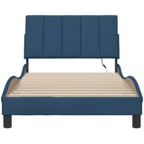  Okvir za krevet bez madraca Hanko plava 100x200cm od tkanine | shoptok.hr