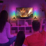  SET 2x LED RGBIC prigu&amp;scaron;iva stona lampa LED/5W/5V crna + daljinski upravljač Slike