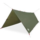 vidaXL Ponjava za kampiranje olivno zelena 406x306 cm vodoodporna | Shoptok.si