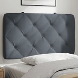  Jastuk za uzglavlje tamnosivi 80 cm baršunasti | shoptok.hr