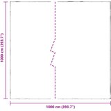 CERADA s rupama *Transparent*an 10 x 10 m Polietilen | shoptok.hr