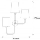 Opviq Catal 3571 Zidna lampa, crna | Eponuda.ba