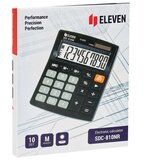  KALKULATOR KOMERCIJALNI 10MJESTA ELEVEN SDC-810NR CRNI | Shoptok.si