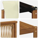  Set vanjskih sofa 9 kom. Prirodna i krem | shoptok.hr