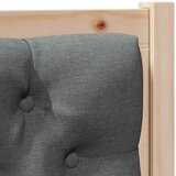  Vzglavje Drugo rjava in temno siva 90 cm Trdna borovina, (5000108693) | Shoptok.si