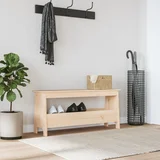  Klupa za hodnik 100x28x45 cm od masivne borovine