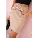 Kesi Włoski Women's high-waisted skirt camel | Shoptok.si