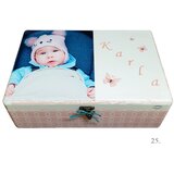  Kutija uspomena personalizirana imenom - poklon za rođenje, krštenje ili rođendan djeteta - 25. 20x30x10cm - 18023 | shoptok.hr