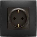 Legrand kućna utičnica sa okvirom schuko 250V/16A niloe, crna | Eponuda.com