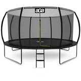  Trampolin 430 cm s unutarnjom sigurnosnom mrežom i stepenicama Aga SPORT EXCLUSIVE MRPU1014BLACK - crni | shoptok.hr