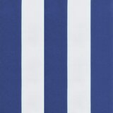  Jastuci za vrtne stolice 2 kom plavo-bijeli 50x50x4 cm tkanina | shoptok.hr