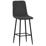  Barska stolica BC812 Tamno Siva/Noge crne mat 485x405x1100 mm ( 776-053 ) | ePonuda.com