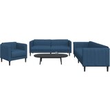 vidaXL 3-dijelni set sofa plavi od tkanine | shoptok.hr