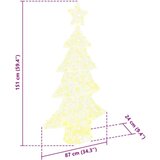 vidaXL Božično drevo med 160 LED Toplo bela 150 cm Akril | Shoptok.si