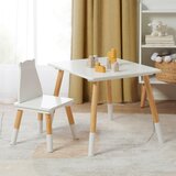 My Baby Lou OTROŠKI STOL Kasimir 28/28/49 cm naravne barve, bela | Shoptok.si