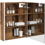  Kupaonski ormar s ogledalom Staro drvo 53,5 x 15,5 x 70 cm | shoptok.hr