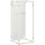  Stalak za drva bijeli 25x25x60 cm Hladno valjani čelik | shoptok.hr