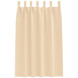  Zavjese za blackout s prstenovima 2 kom. Krem 175 x 140 cm | shoptok.hr