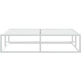 vidaXL Okvir kreveta bez madraca Bijeli 140x200 cm Metalni | shoptok.hr