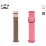 Just in case 2u1 narukvica 20mm pink milanese + pink tekstil ( MT20PKPK )