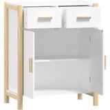  Komoda bijela 62 x 38 x 75 cm od konstruiranog drva | Eponuda.com