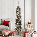 vidaXL Umjetnobožićnodrvce s stalakom Zelena 50.5 x 50.5 x 180 cm PVC | shoptok.hr