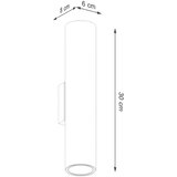 Nice Lamps Kremno bela stenska svetilka Castro – | Shoptok.si
