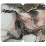 Wenko Zaštitni poklopci za štednjak u setu od kaljenog stakla 2 kom 52x30 cm Watercolour – Cijene