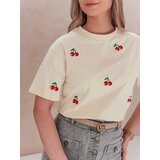 DStreet T-shirt damski w wiśnie FRUTTIKA żółty | ePonuda.com