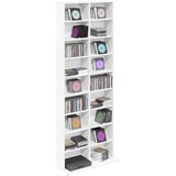 Cd ormar Bijela 65 x 23,5 x 175 cm Konstruirano drvo | shoptok.hr