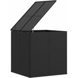  Kutija za vrtne jastuke od PE ratana 100 x 97,5 x 104 cm crna | Eponuda.com