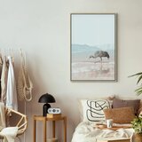  Slika - Crane in the Morning (1 Part) Vertical 80x120 U prirodnom drvenom okviru | shoptok.hr