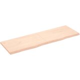 vidaXL Kopalniški pult 160x50x(2-4) cm neobdelan trden les, (21244472) | Shoptok.si