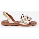 Zazoo Leather sandals on flat heel | Shoptok.si
