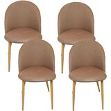  INLEA Blagovaonska stolica COMFI set od 4 - bež | shoptok.hr