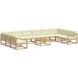  Set vanjskih sofa 11 kom. Bijela i krem | shoptok.hr