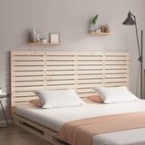  Stensko posteljno vzglavje 166x3x91,5 cm trdna borovina | Shoptok.si