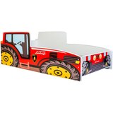 Kobi Furniture Otroška postelja traktor rdeča 140x70, (21960905) | Shoptok.si