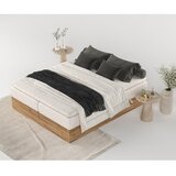 Maison de Rêve Boxspring postelja s prostorom za shranjevanje 160x200 cm v naravni barvi/svetlo rjava Faro – | Shoptok.si
