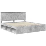  Konstrukcija postelje Beton 180 x 200 cm Masivno borovo les, (5000104176) | Shoptok.si