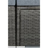 XXXL Lounge Garnitura Almeria, Siva, 5-Delni Set | Shoptok.si