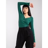 RUE PARIS Blouse-RV-BZ-7439.18-dark green | Shoptok.si