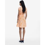 Desigual Dolga srajca kremna / oranžna | Shoptok.si