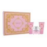 Versace Bright Crystal darilni set toaletna voda 50ml + losjon za telo 50 ml + gel za prhanje 50 ml za ženske | Shoptok.si