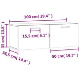 vidaXL Zidni ormarić boja hrasta 100 x 36 5 x 35 cm konstruirano drvo | shoptok.hr