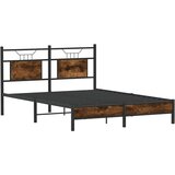  Okvir kreveta bez madraca boja hrasta 140 x 190 cm drveni | shoptok.hr
