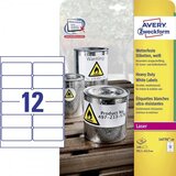 Avery Zweckform Zelo odporne poliesterske etikete, močno lepilo Cene
