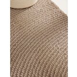 Hanse Home Bež ročno tkana volnena okrogla preproga ø 120 cm Eleni Light Beige – | Shoptok.si