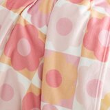 Catherine Lansfield Rožnata otroška odeja iz mikroflanele 130x170 cm Retro Daisy – | Shoptok.si